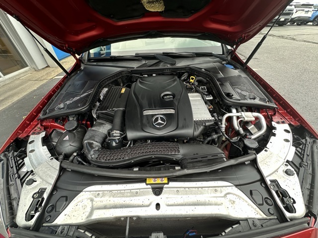 2017 Red Mercedes-Benz C-Class C 300 AWD Sedan