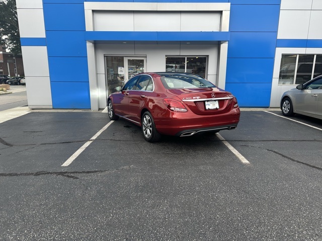 2017 Red Mercedes-Benz C-Class C 300 AWD Sedan