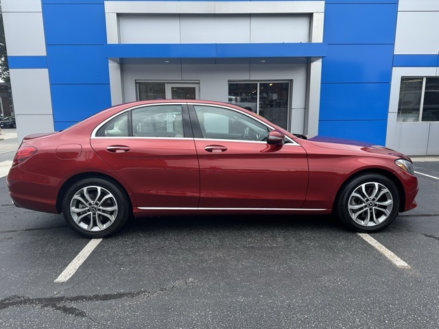 2017 Red Mercedes-Benz C-Class C 300 AWD Sedan