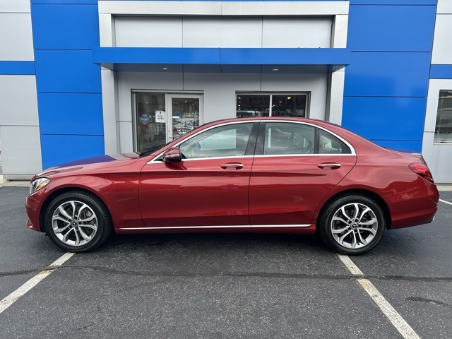 2017 Red Mercedes-Benz C-Class C 300 AWD Sedan