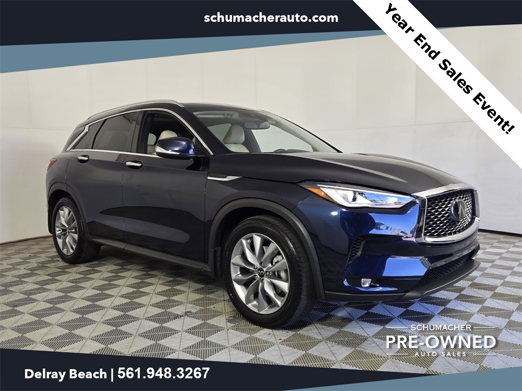 used 2022 INFINITI QX50 car, priced at $23,998