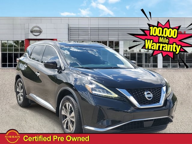2020 Super Black Metallic Nissan Murano SV FWD SUV