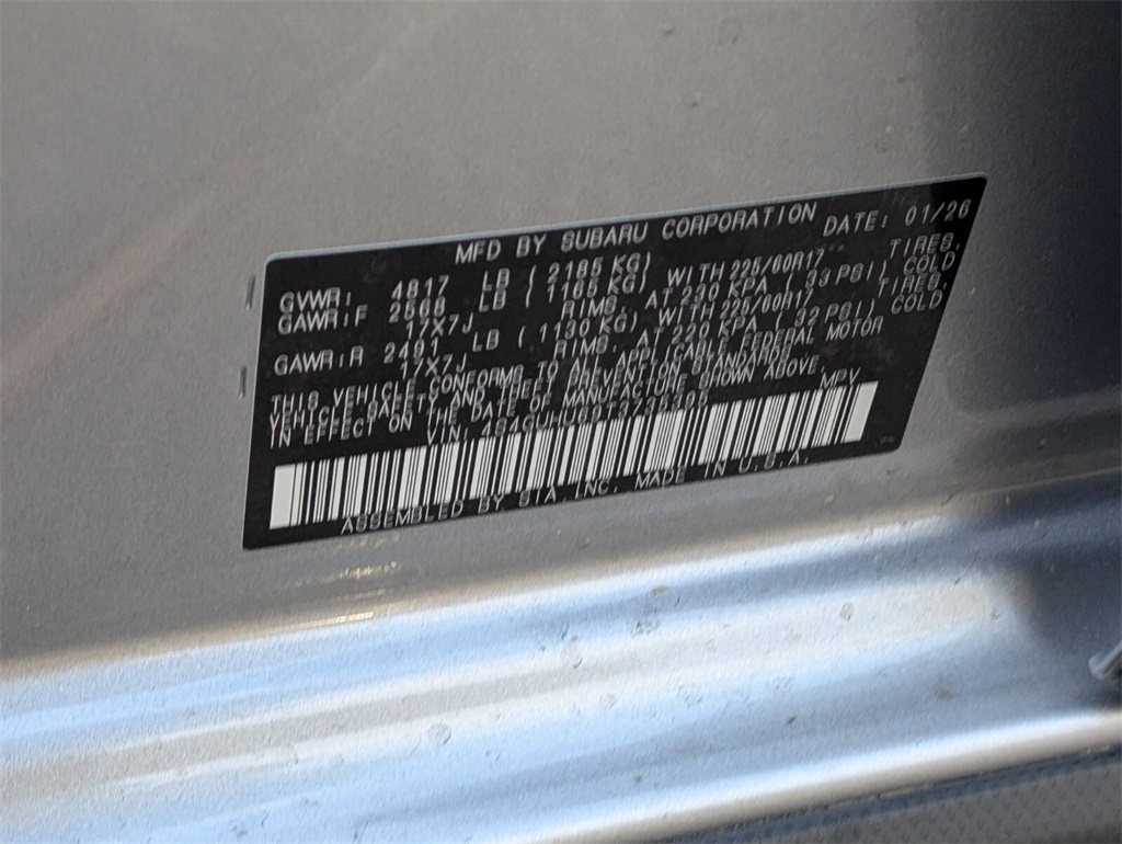 new 2026 Subaru Crosstrek car, priced at $38,988