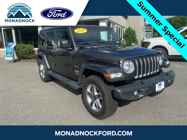 2020 Granite Crystal Metallic Clearcoat Jeep Wrangler Unlimited Unlimited Sahara SUV