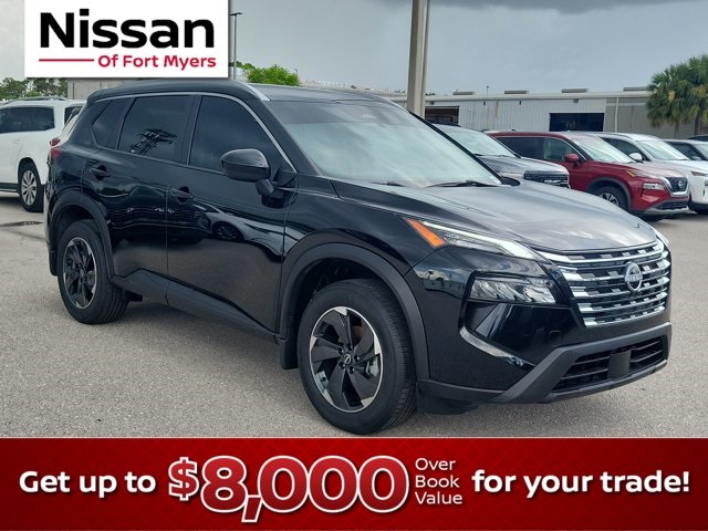 2024 Super Black Nissan Rogue SV SUV