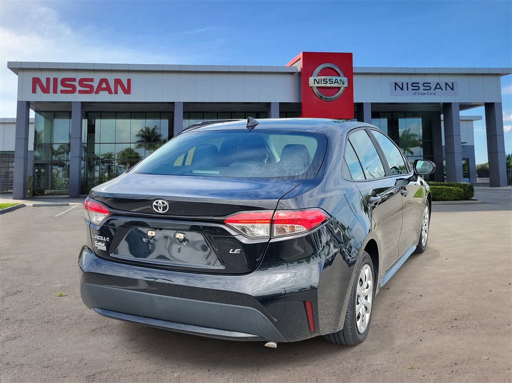 2021 Black Sand Pearl Toyota Corolla LE FWD Sedan