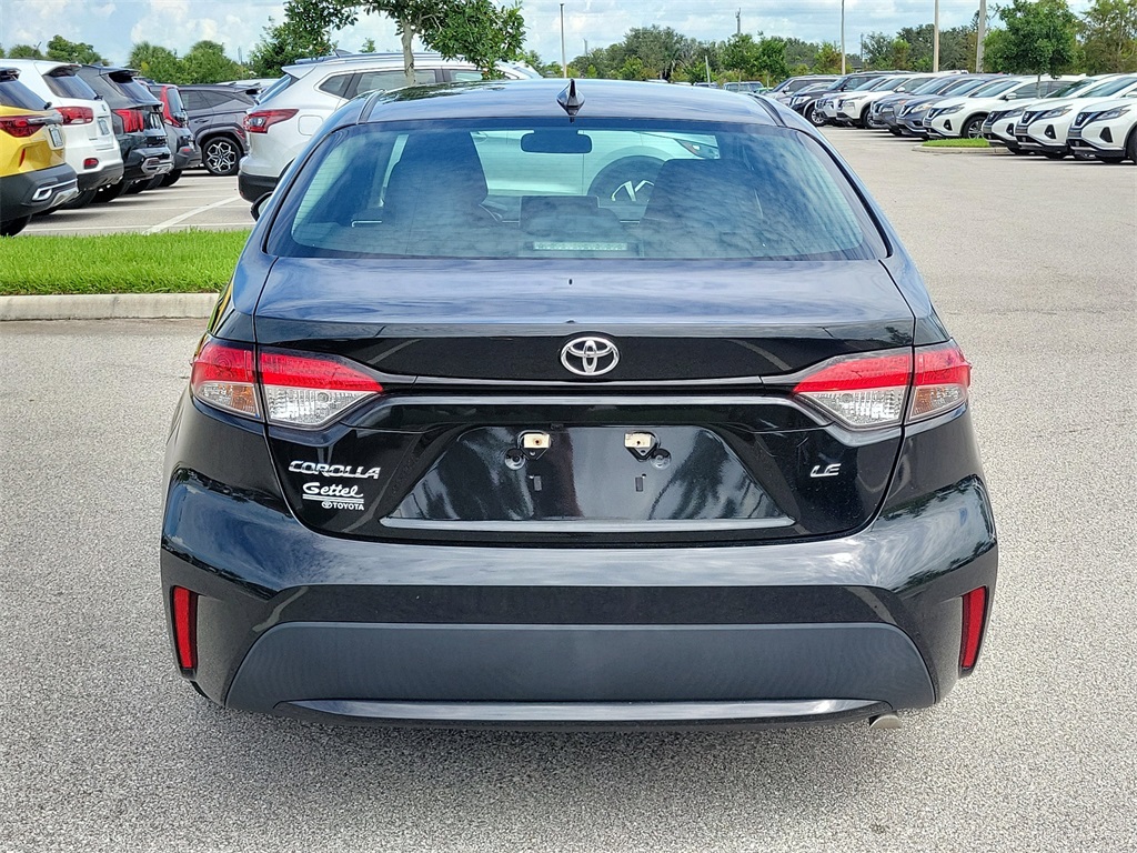 2021 Black Sand Pearl Toyota Corolla LE FWD Sedan