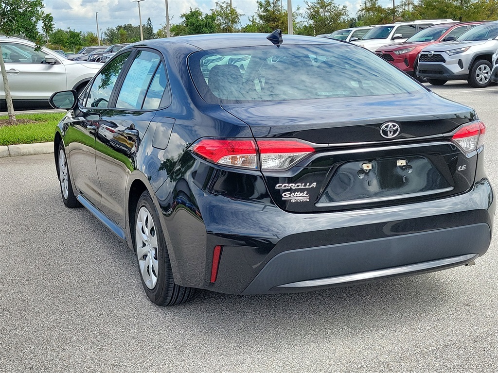 2021 Black Sand Pearl Toyota Corolla LE FWD Sedan