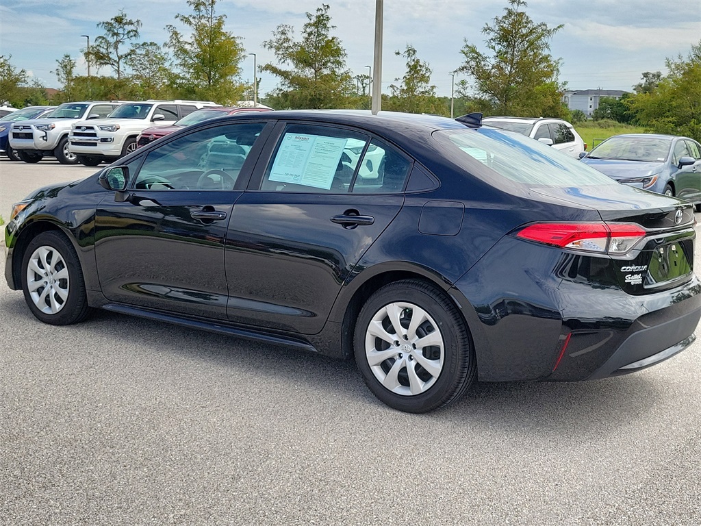 2021 Black Sand Pearl Toyota Corolla LE FWD Sedan