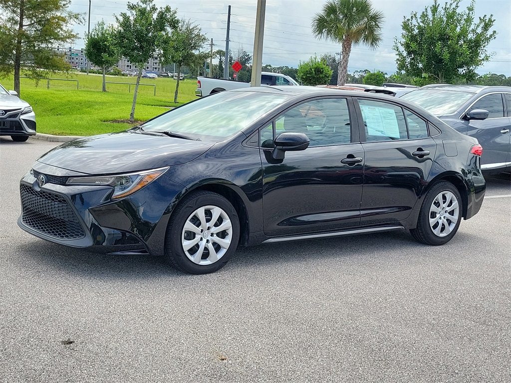 2021 Black Sand Pearl Toyota Corolla LE FWD Sedan