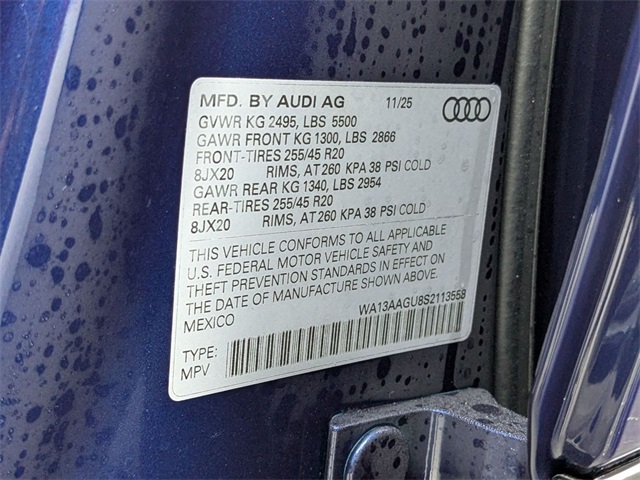 new 2025 Audi Q5 car, priced at $64,340