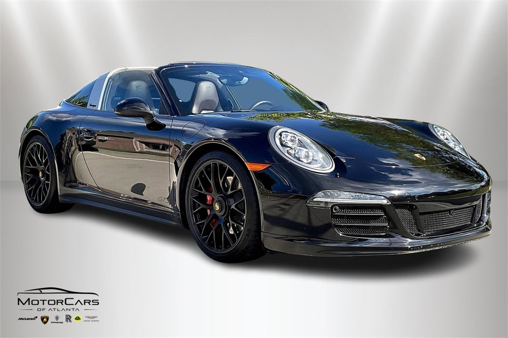 2016 Jet Black Metallic Porsche 911 Targa 4 GTS AWD Coupe