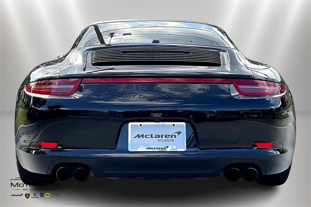 2016 Jet Black Metallic Porsche 911 Targa 4 GTS AWD Coupe