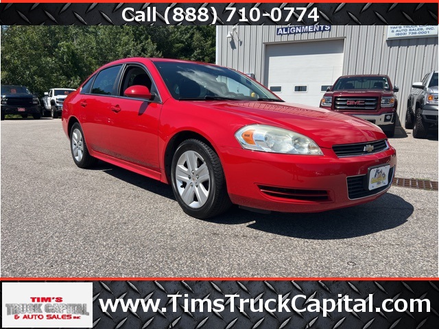 2010 Victory Red Chevrolet Impala LS Sedan