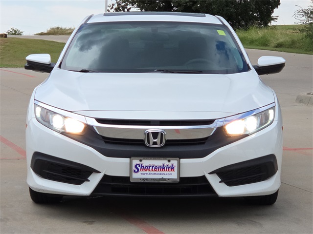 Used 2017 Honda Civic EX with VIN 2HGFC2F70HH512075 for sale in Granbury, TX