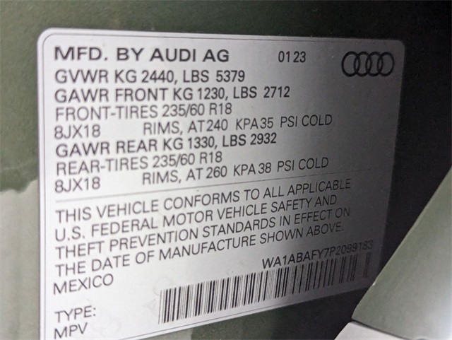used 2023 Audi Q5 car, priced at $27,981