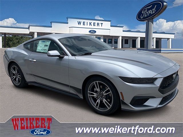 2025 Iconic Silver Metallic Ford Mustang EcoBoost Premium Coupe