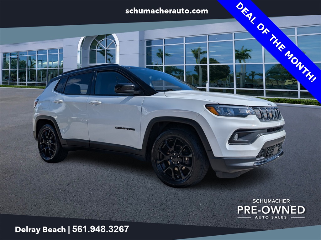 used 2022 Jeep Compass car, priced at $15,588