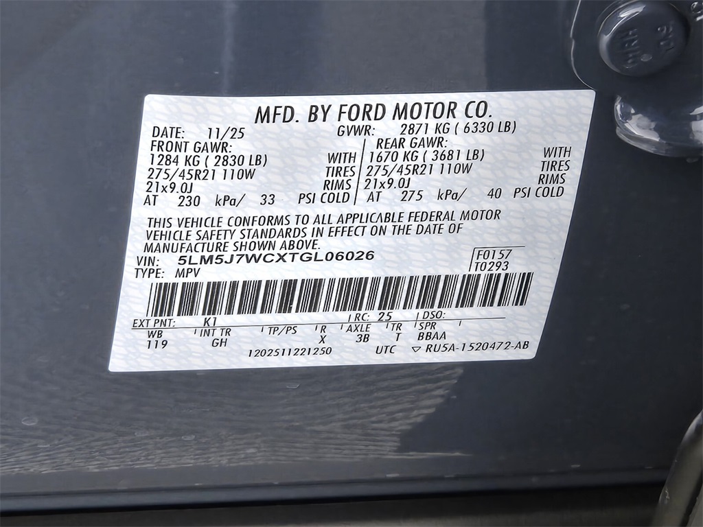 new 2026 Lincoln Aviator car, priced at $69,905