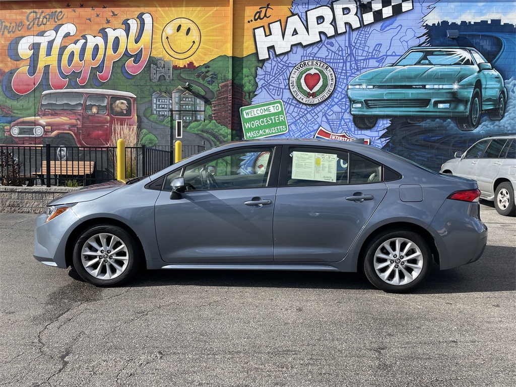 Used 2021 Toyota Corolla LE with VIN JTDVPMAE1MJ129402 for sale in Worcester, MA