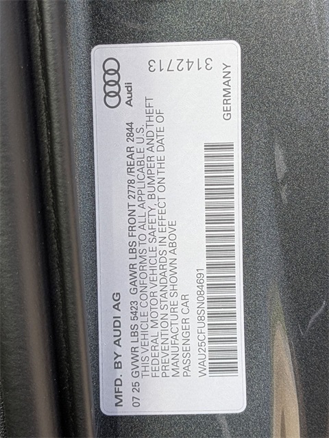 new 2025 Audi S5 car, priced at $70,635