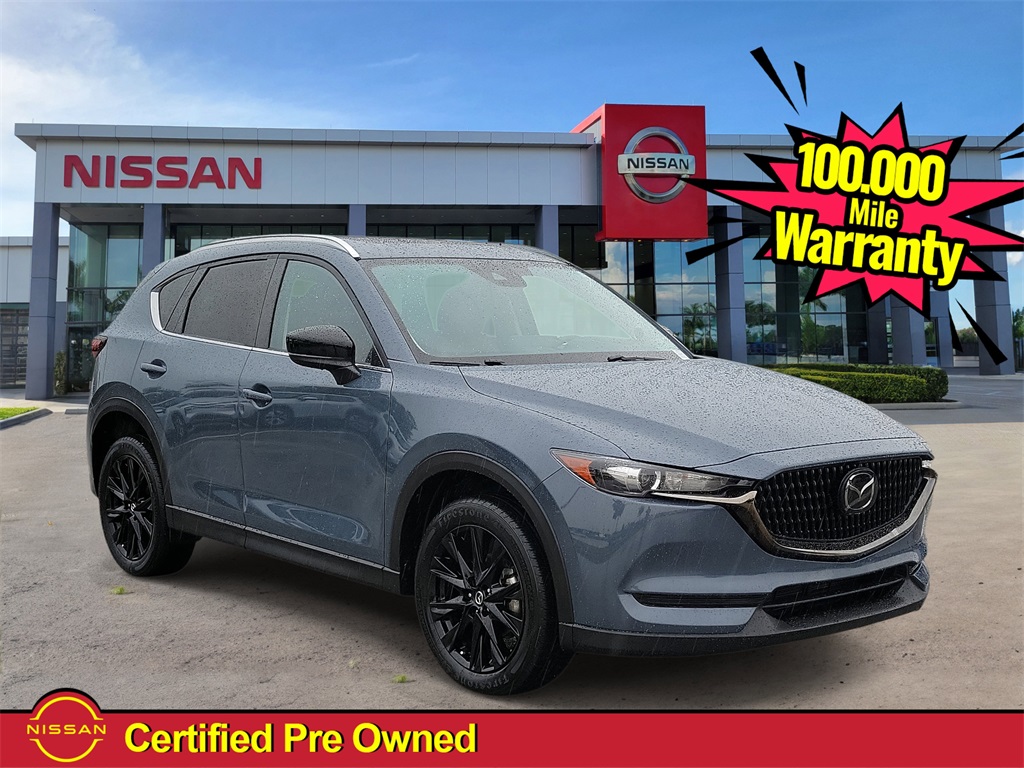 2021 Polymetal Gray Mazda CX-5 Carbon Edition FWD SUV