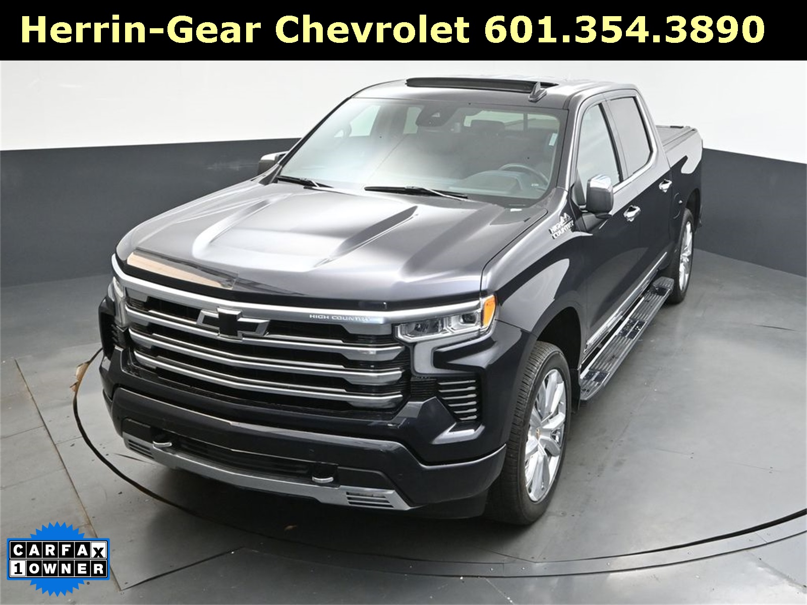 2024 Dark Ash Metallic Chevrolet Silverado 1500 High Country 4X4 Truck