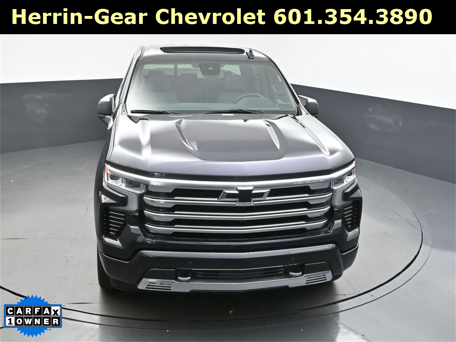 2024 Dark Ash Metallic Chevrolet Silverado 1500 High Country 4X4 Truck