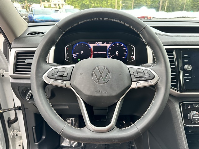 2021 Pure White Volkswagen Atlas 2.0T SEL AWD SUV