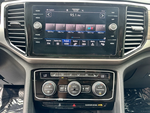 2021 Pure White Volkswagen Atlas 2.0T SEL AWD SUV