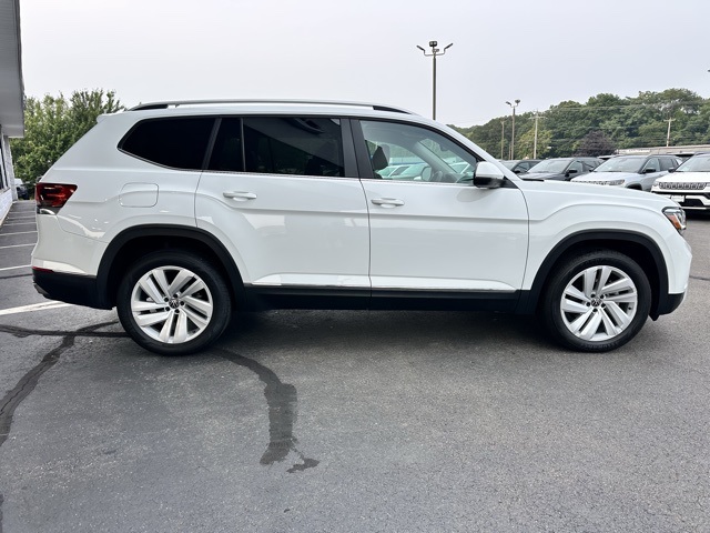 2021 Pure White Volkswagen Atlas 2.0T SEL AWD SUV