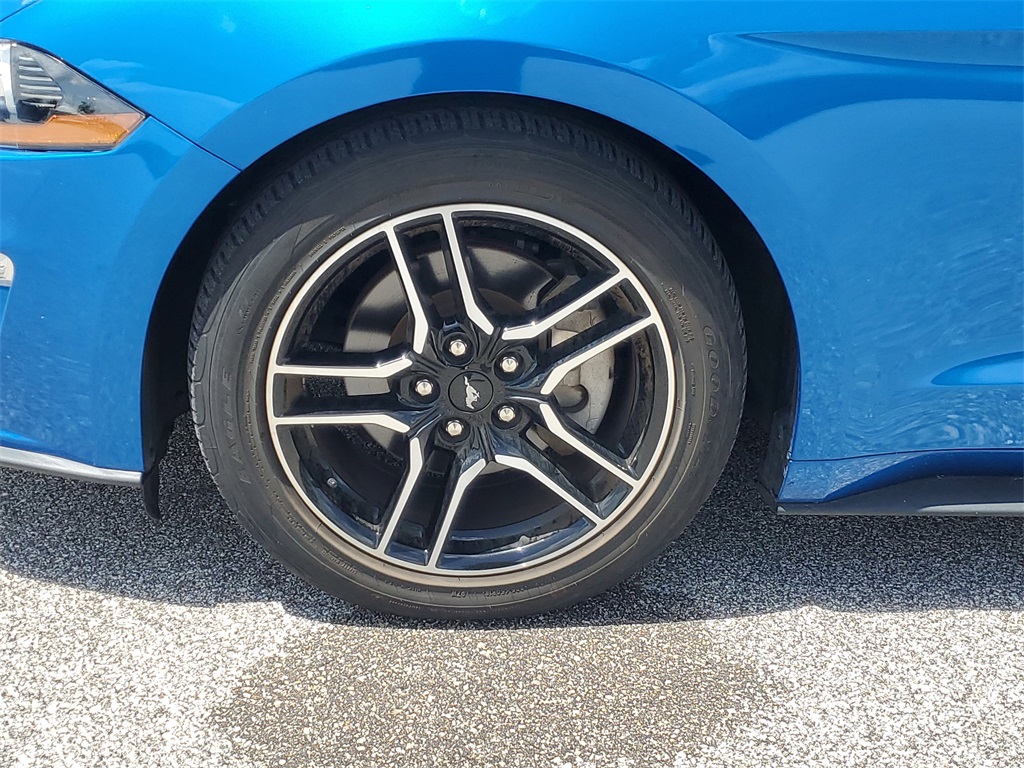 2021 Blue Ford Mustang EcoBoost RWD Coupe