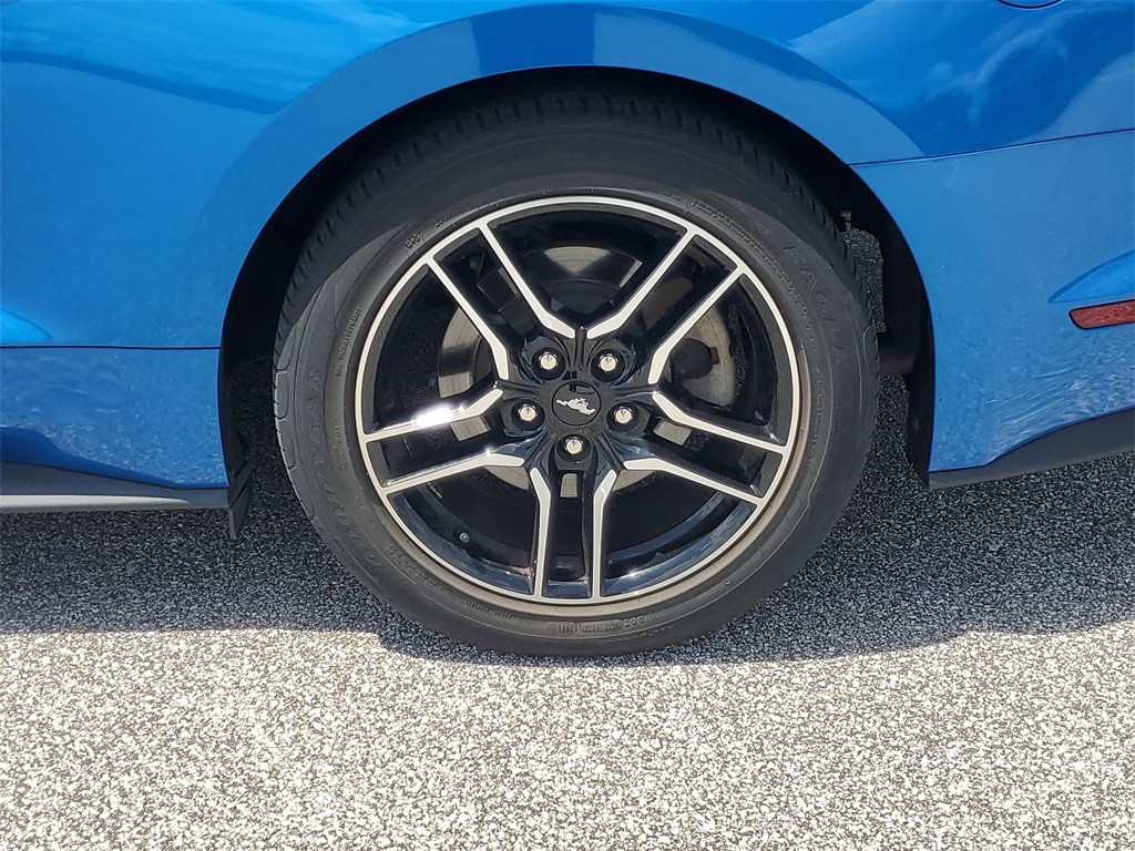 2021 Blue Ford Mustang EcoBoost RWD Coupe