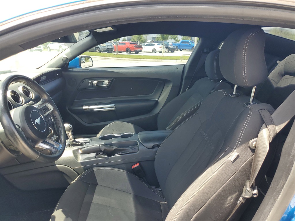 2021 Blue Ford Mustang EcoBoost RWD Coupe