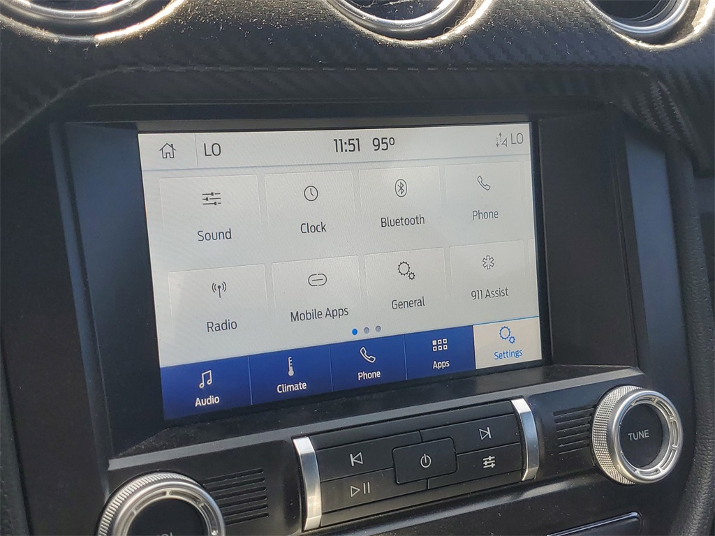 2021 Blue Ford Mustang EcoBoost RWD Coupe