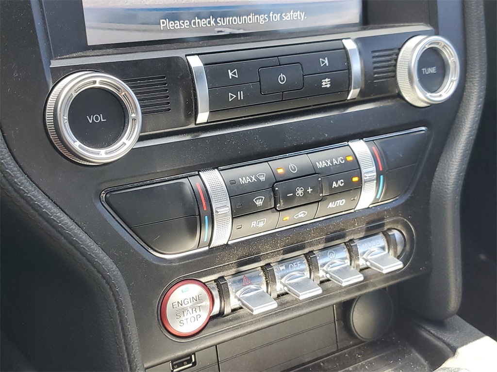 2021 Blue Ford Mustang EcoBoost RWD Coupe