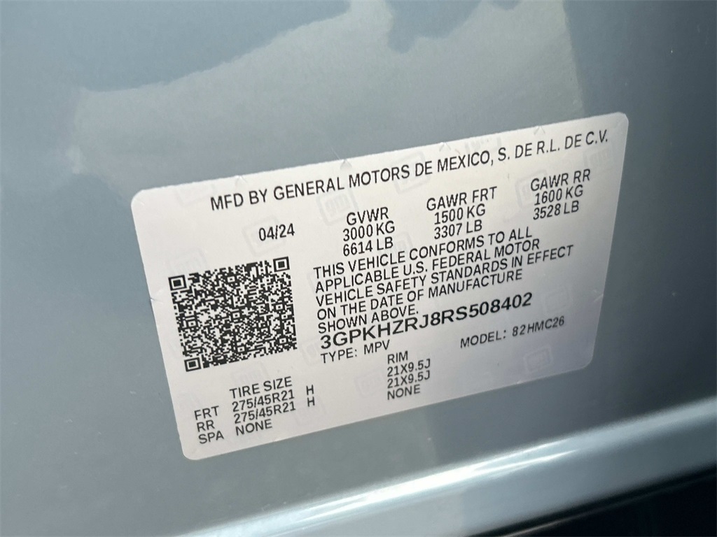 2024 Sonic Gray Pearl Honda Prologue Elite AWD SUV