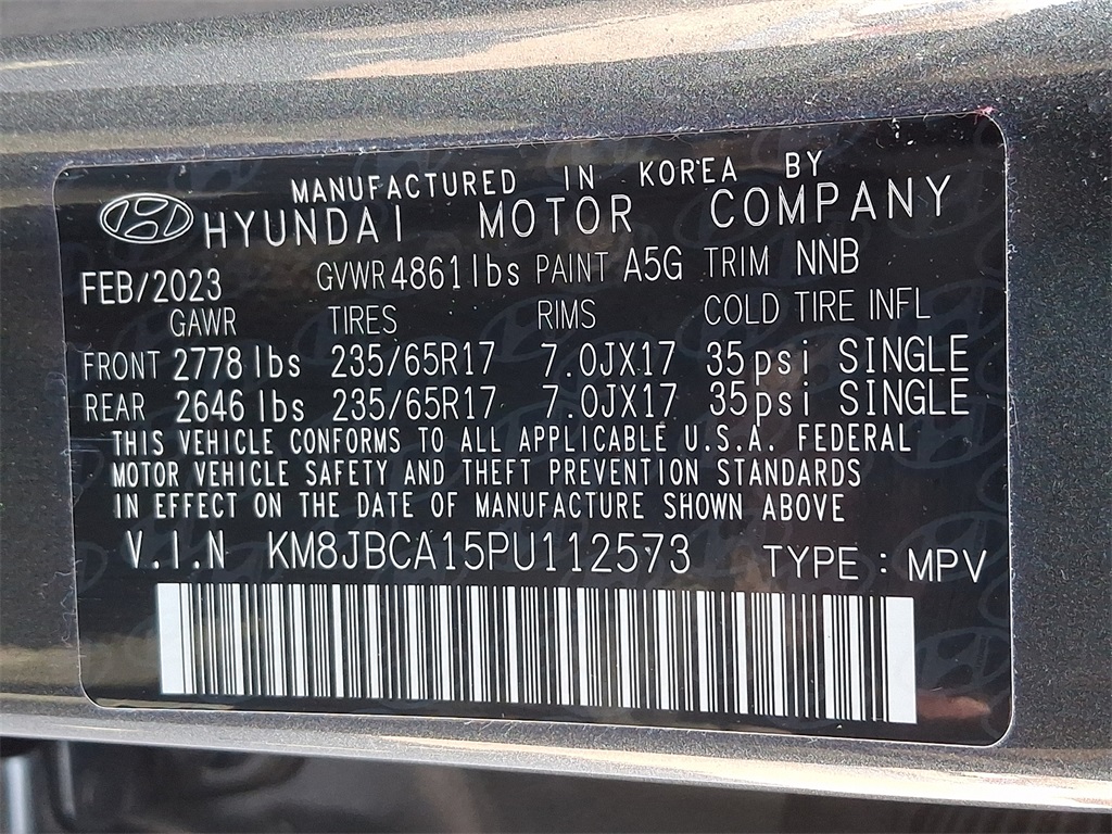 used 2023 Hyundai Tucson Hybrid car, priced at $22,175