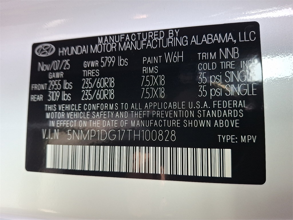 new 2026 Hyundai Santa Fe Hybrid car, priced at $40,013