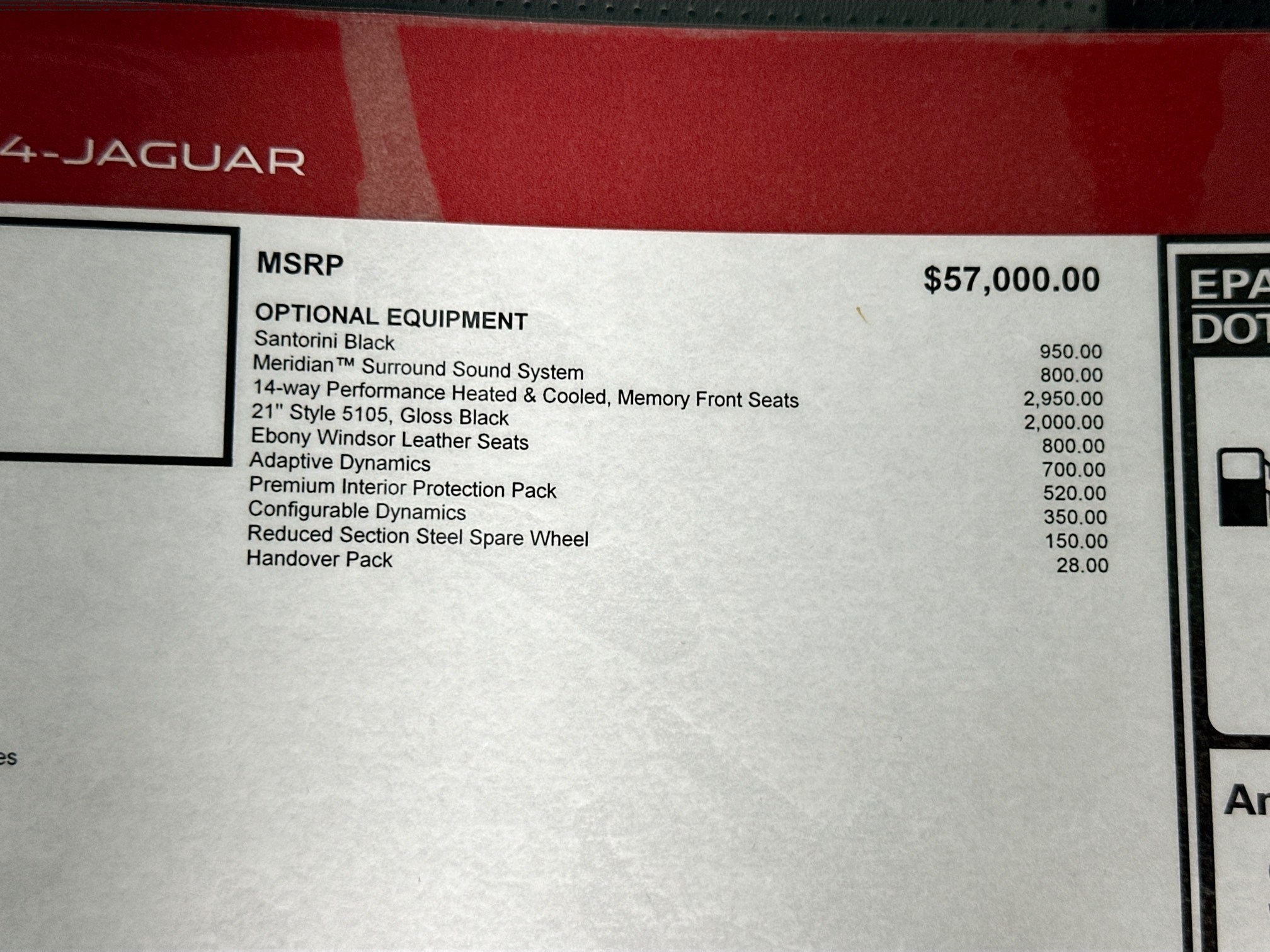 new 2025 Jaguar F-PACE car, priced at $67,523