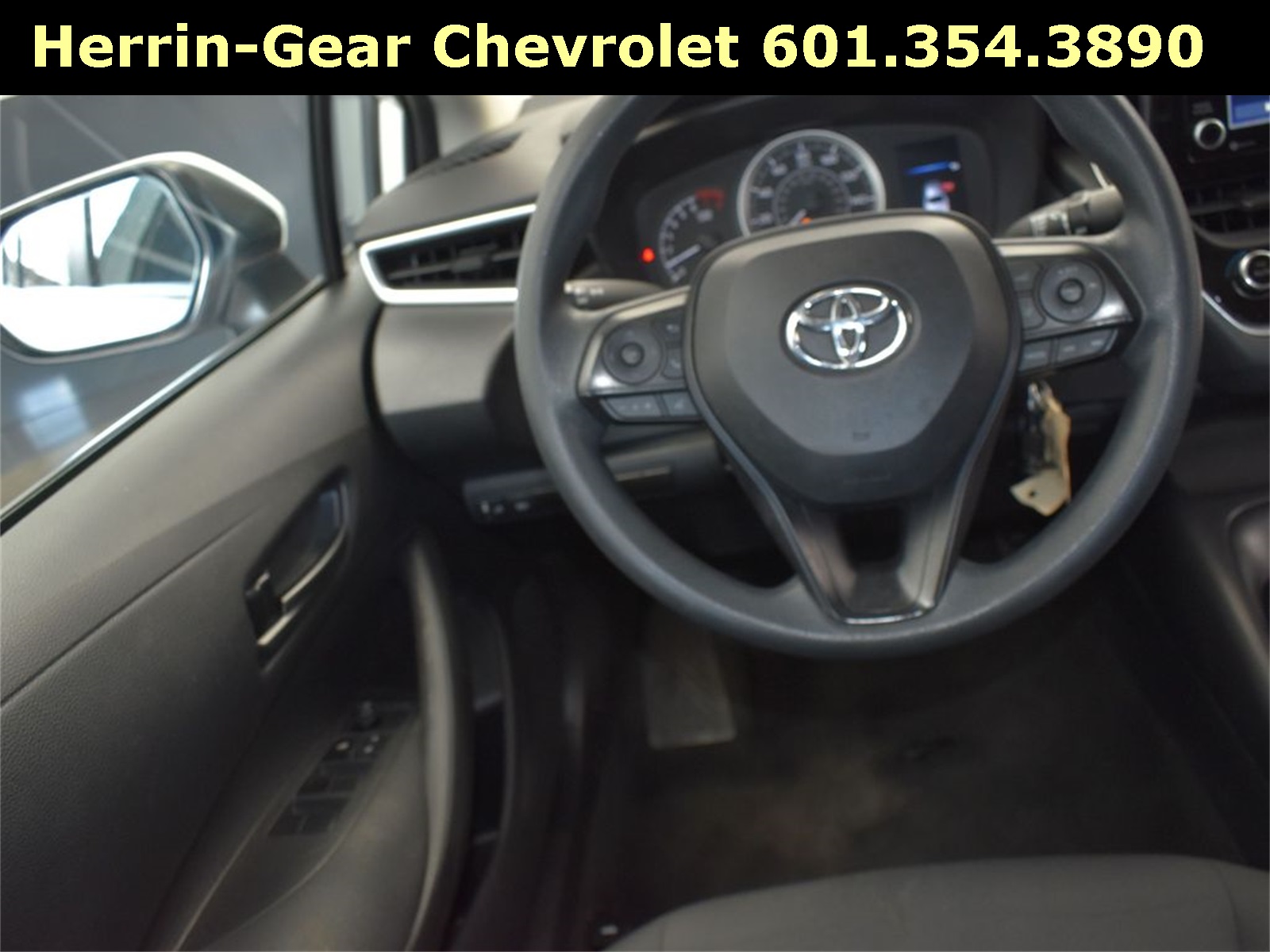 2022 White Toyota Corolla LE FWD Sedan