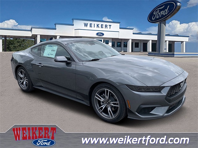 2025 Carbonized Gray Metallic Ford Mustang EcoBoost Premium RWD Coupe
