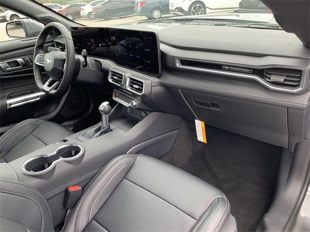 2025 Carbonized Gray Metallic Ford Mustang EcoBoost Premium RWD Coupe