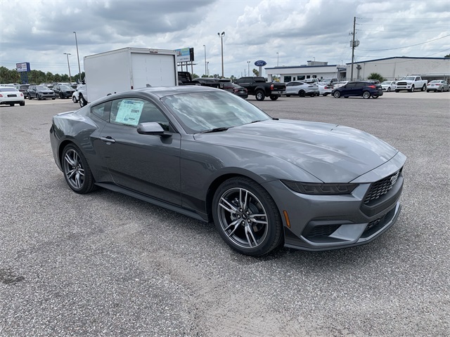 2025 Carbonized Gray Metallic Ford Mustang EcoBoost Premium RWD Coupe