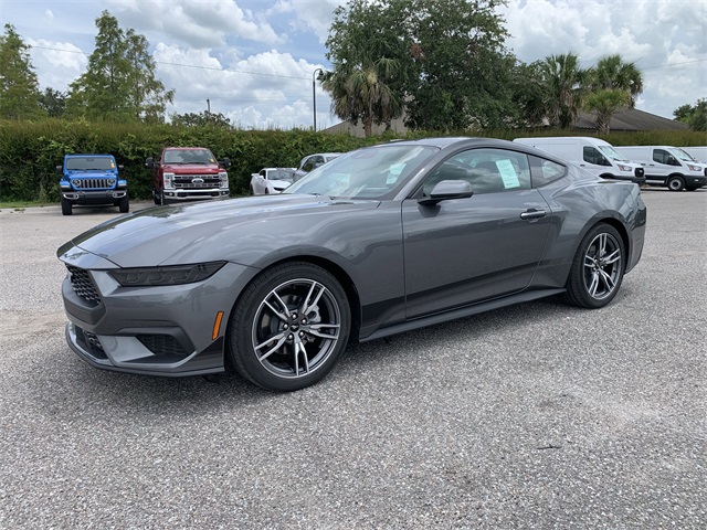 2025 Carbonized Gray Metallic Ford Mustang EcoBoost Premium RWD Coupe