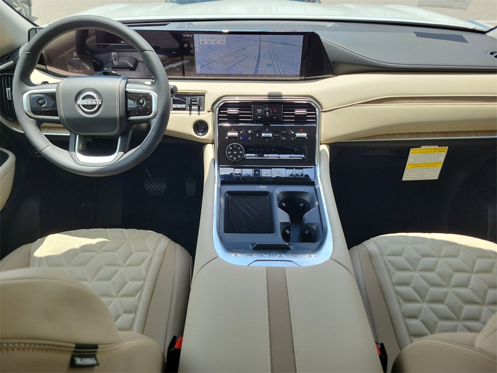 2025 White / Black Nissan Armada Platinum Reserve 4X4 SUV