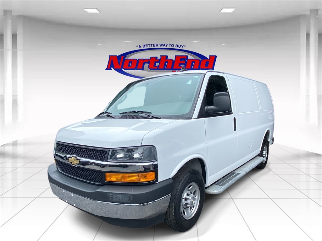 2023 Summit White Chevrolet Express Cargo Van Work Van RWD Van