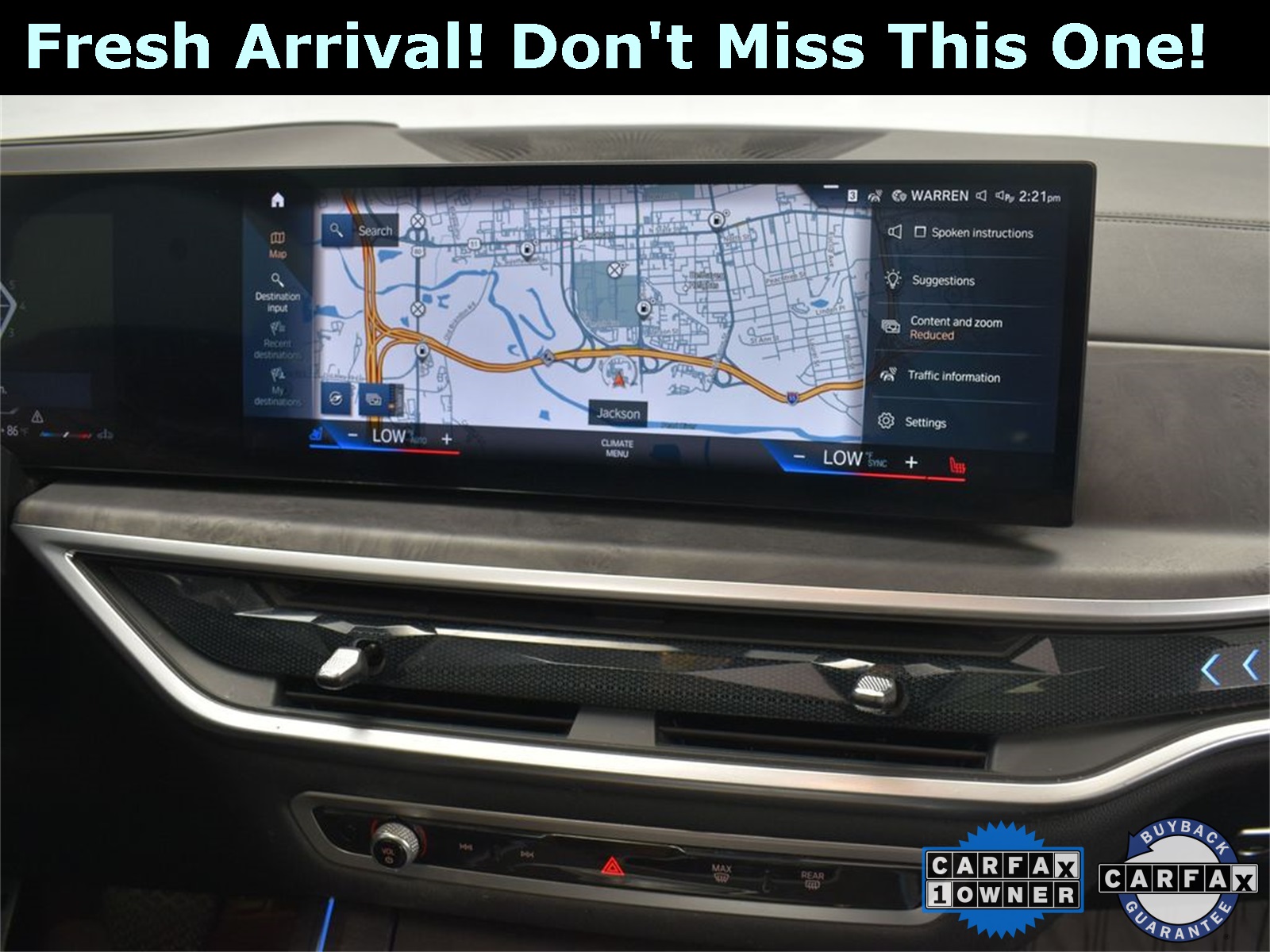 2023 Black Sapphire Metallic BMW X7 xDrive40i AWD SUV