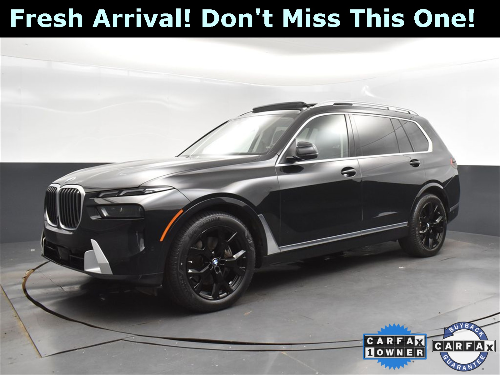 2023 Black Sapphire Metallic BMW X7 xDrive40i AWD SUV