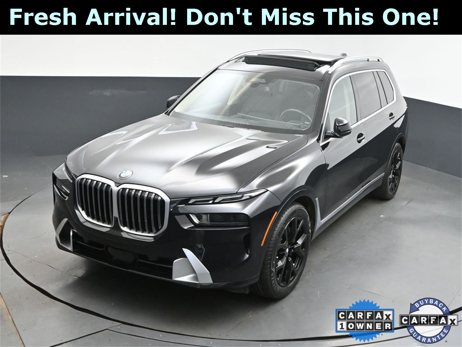 2023 Black Sapphire Metallic BMW X7 xDrive40i AWD SUV